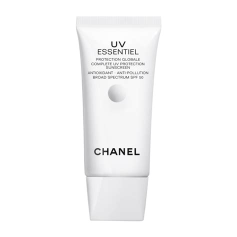 chanel uv essentiel anti-pollution spf 50 pa+++|Chanel tinted moisturizer with sunscreen.